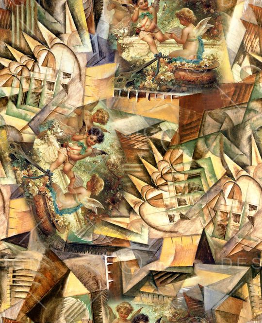 潮流时尚大牌印花华亿平台图片