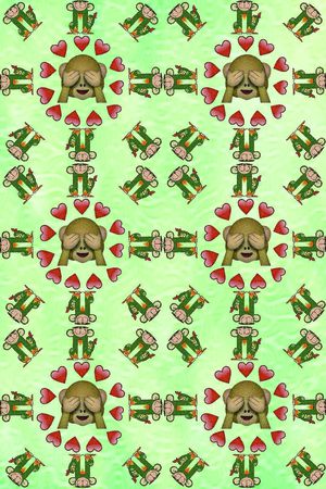 猴年猴子乐印花华亿平台图片