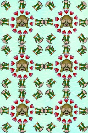 猴年猴子乐印花华亿平台图片