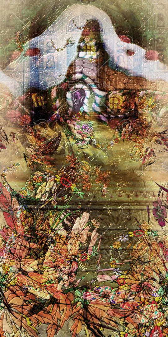 定位花系列印花华亿平台图片