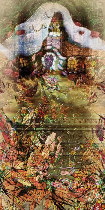 定位花系列印花华亿平台图片