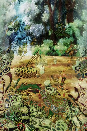 定位花系列印花华亿平台图片