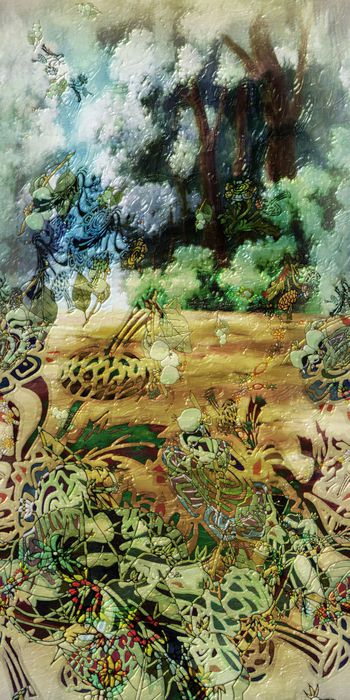 定位花系列印花华亿平台图片