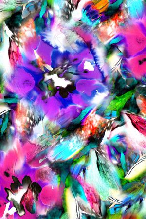 抽象乱花印花华亿平台图片