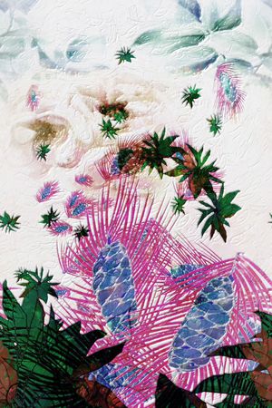 定位花系列印花华亿平台图片