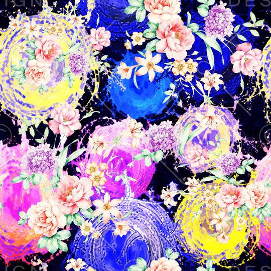 水彩印花华亿平台图片