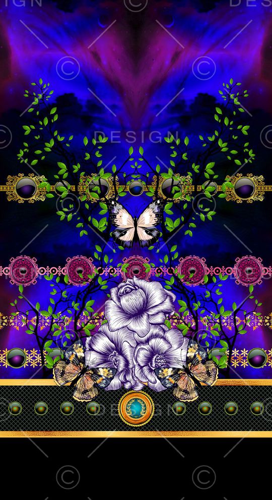 抽象印花华亿平台图片