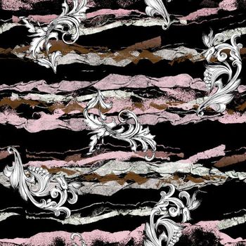 536480-复古欧式花边花纹自由麻纹肌理组合女