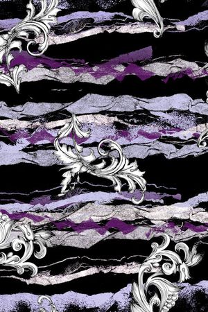 复古印花华亿平台图片