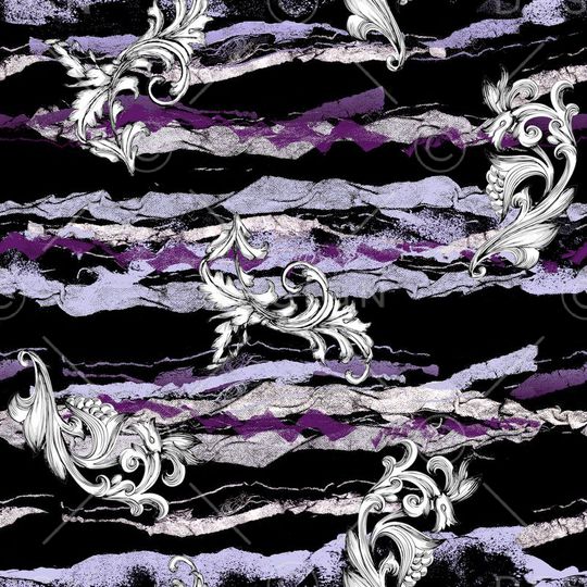 复古印花华亿平台图片