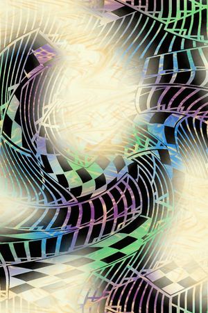 波浪形印花华亿平台图片