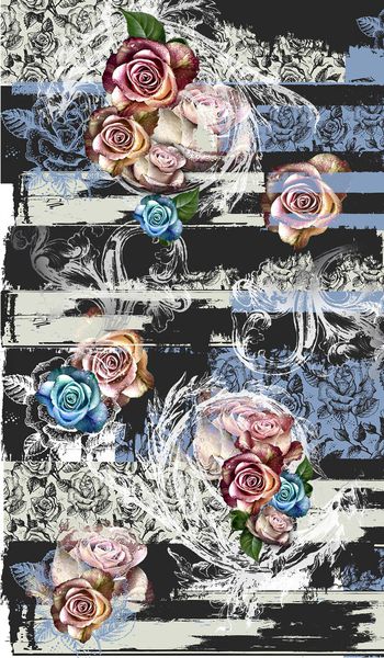 时尚印花华亿平台图片