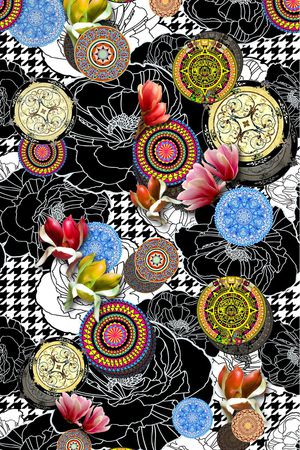 流行印花华亿平台图片