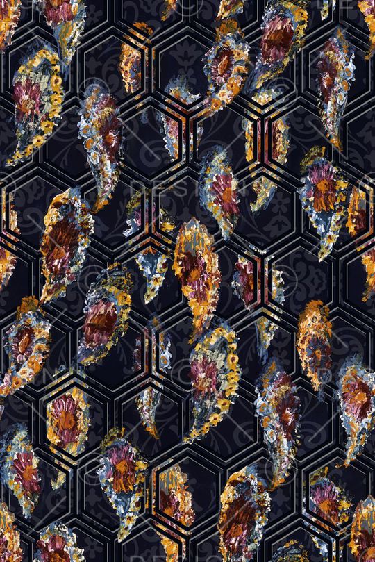 几何印花华亿平台图片