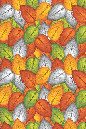 手绘高清满底树叶印花华亿平台图片