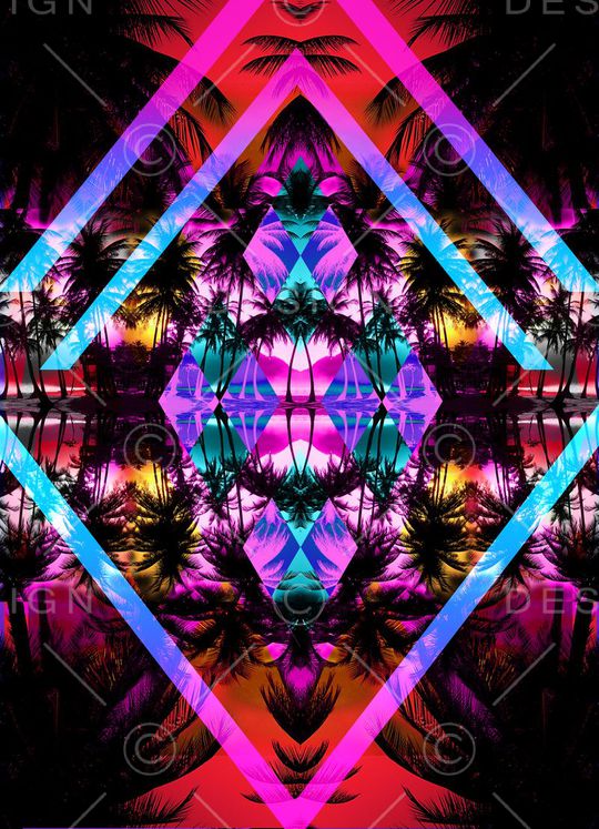 热带椰树印花华亿平台图片