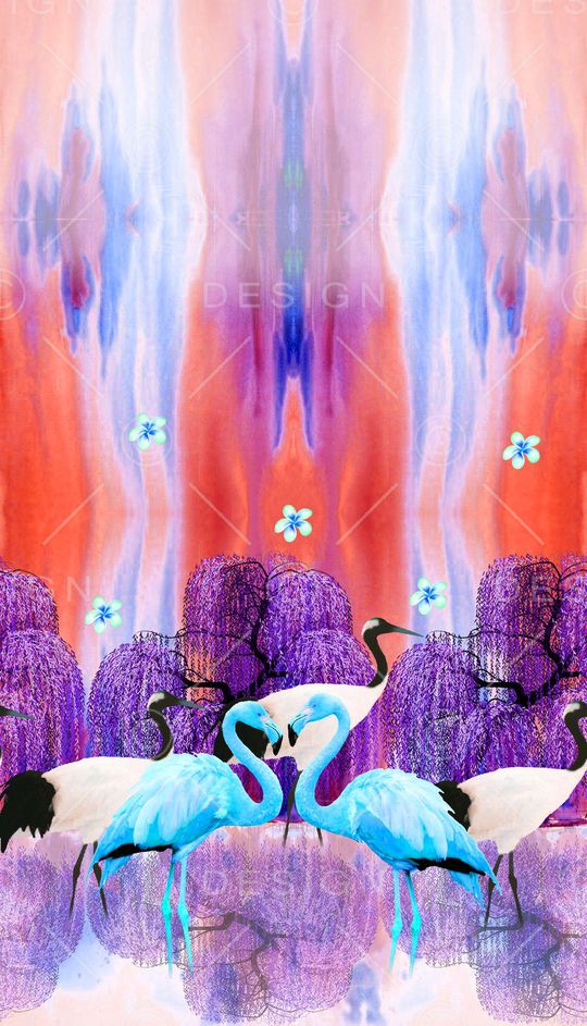 抽象印花华亿平台图片