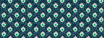 536812-男装衬衫孔雀羽毛满版印花