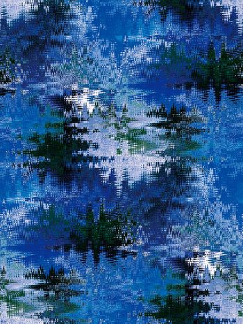 536824-抽象 肌理笔刷 山石纹 男士衬衫 