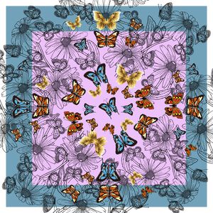 线描花卉印花华亿平台图片