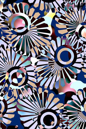 几何印花华亿平台图片