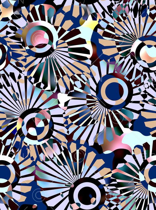 几何印花华亿平台图片