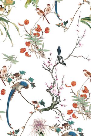 中国风印花华亿平台图片