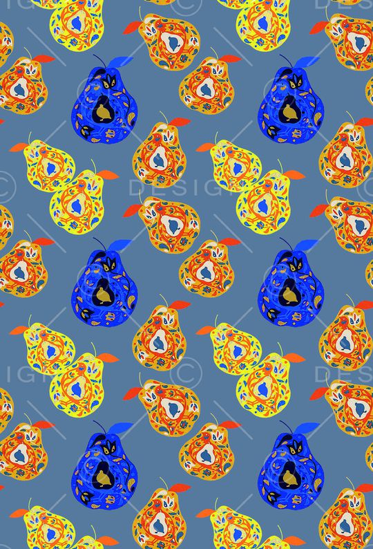 田园风印花华亿平台图片