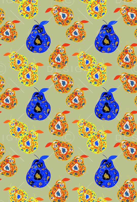 田园风印花华亿平台图片