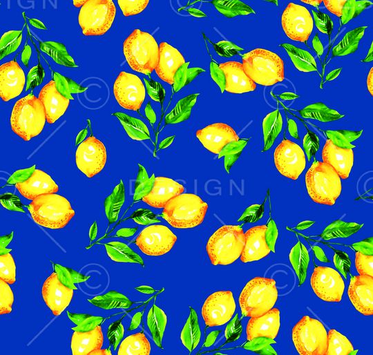 柠檬印花华亿平台图片