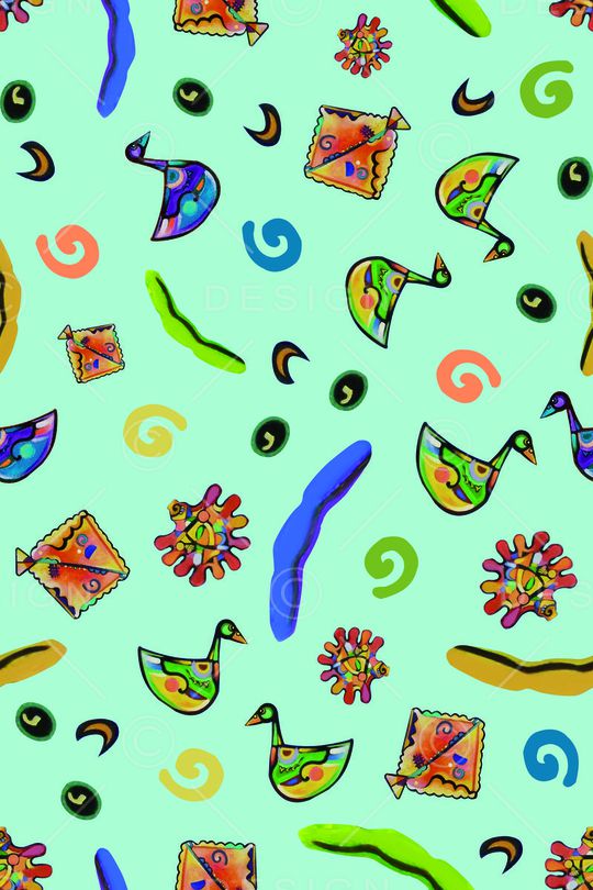 流行时尚印花华亿平台图片