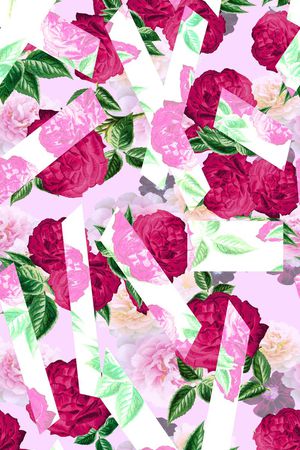 田园风印花华亿平台图片