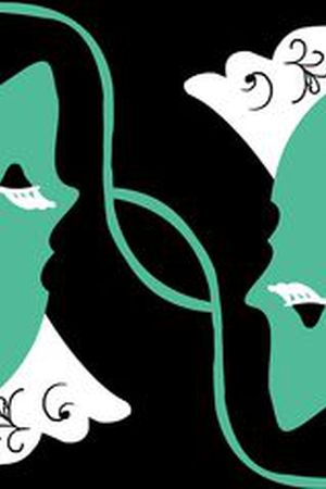 抽象几何印花华亿平台图片