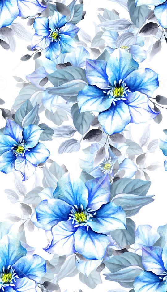 水彩画印花华亿平台图片