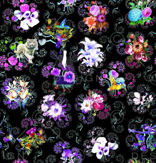 中国风印花华亿平台图片