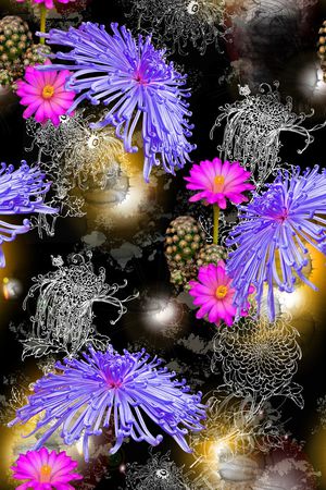 抽象印花华亿平台图片