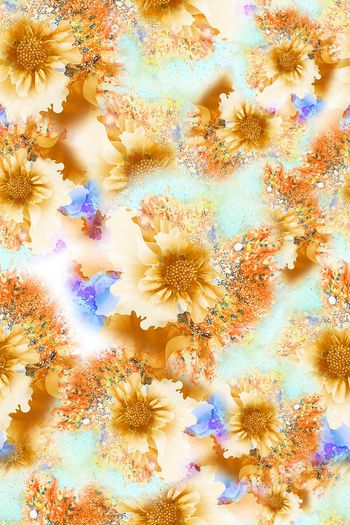 537569-氧化水彩花卉