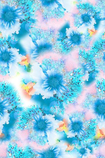 537573-氧化水彩花卉