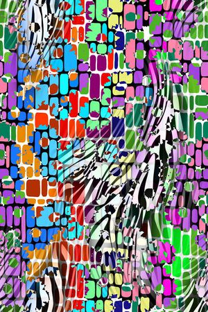 方格印花华亿平台图片