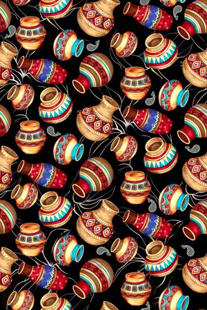 民族风印花华亿平台图片