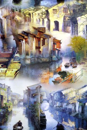 潮流时尚大牌印花华亿平台图片