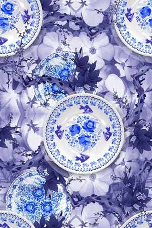 抽象印花华亿平台图片