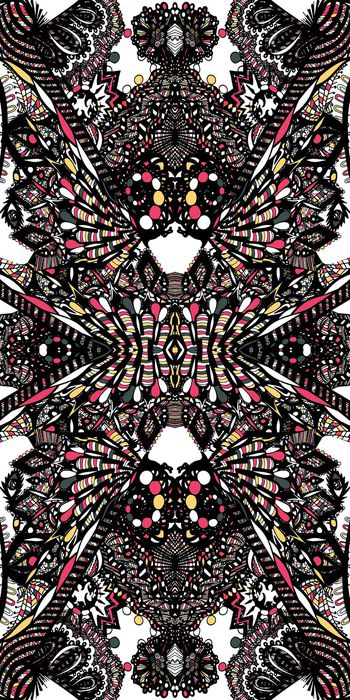 537675-流行时尚民族风插画系列03