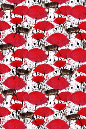 抽象印花华亿平台图片