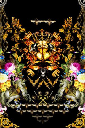 欧式宫廷风印花华亿平台图片