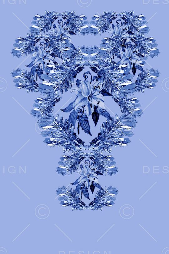 花卉金属块印花华亿平台图片