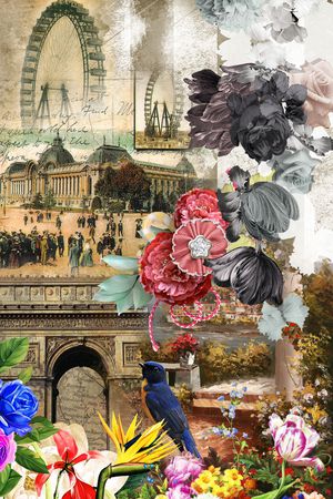 复古英伦风印花华亿平台图片