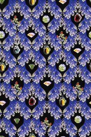 大牌 宫廷印花华亿平台图片