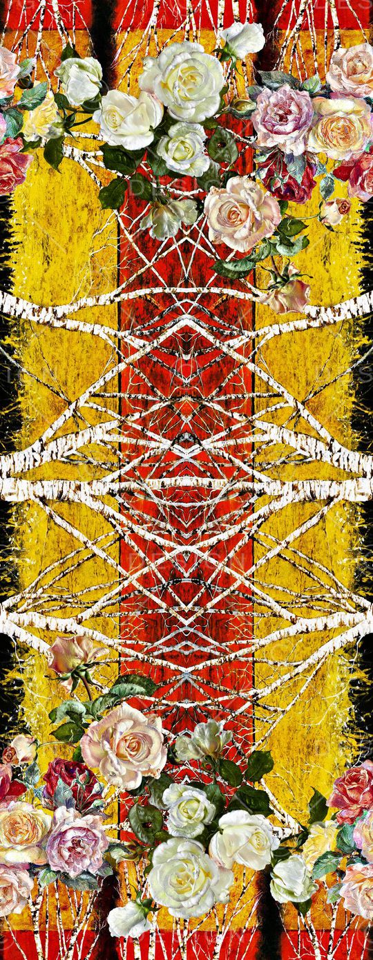 抽象印花华亿平台图片