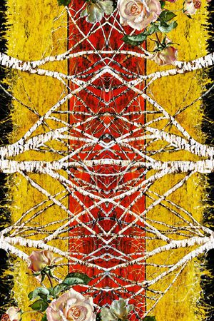 抽象印花华亿平台图片